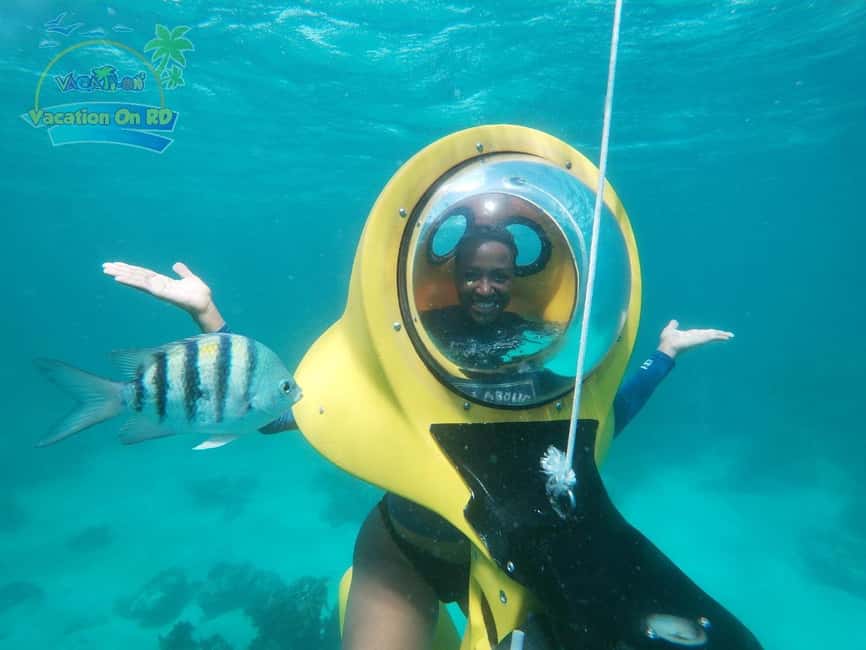 From Punta Cana: ScubaDoo, Snorkel & Glass Bottom Boat Tour - The Panoramic One Glass-Bottom Boat: Great Views, Watch the Timing