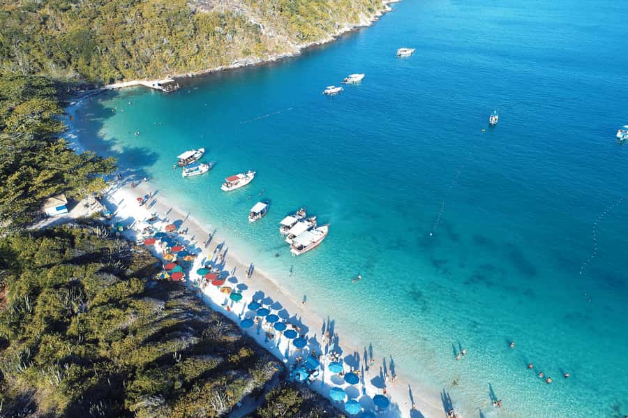 From Rio: Arraial do Cabo Day Trip with Boat Tour - Gruta Azul and Fenda de Nossa Senhora: blue water grotto and the rift