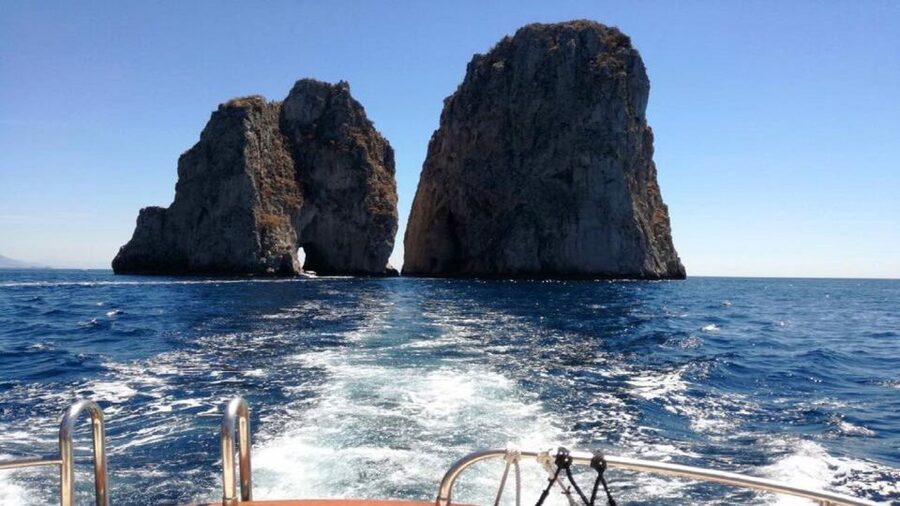 From Salerno: Small-Group Boat Tour of Capri - Faraglioni Swim Stop: Where the Famous Rocks Become Real