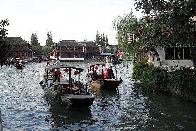 From Shanghai: Zhujiajiao Water Town Private Tour with Boat Ride - Starting with downtown pickup in a comfortable van