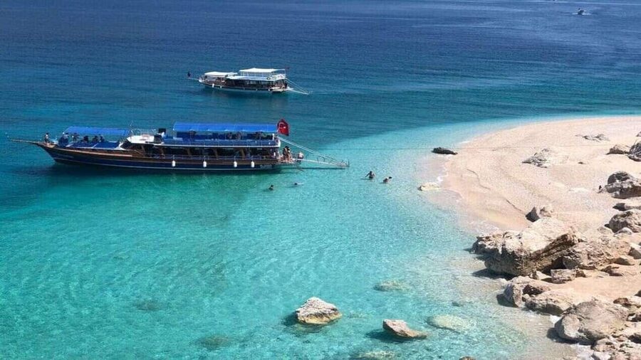 From Side/Alanya: Suluada Island Boat Trip with Lunch - The Island Free Time: Ruins Hike or Beach Reset