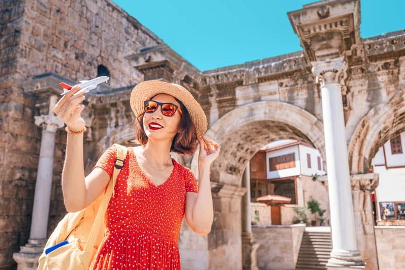 From Side: Antalya City Tour w/Boat Trip, Old Town&Waterfall - Kaleiçi Old Town With a Guide: Hadrian’s Gate and the Clock Tower