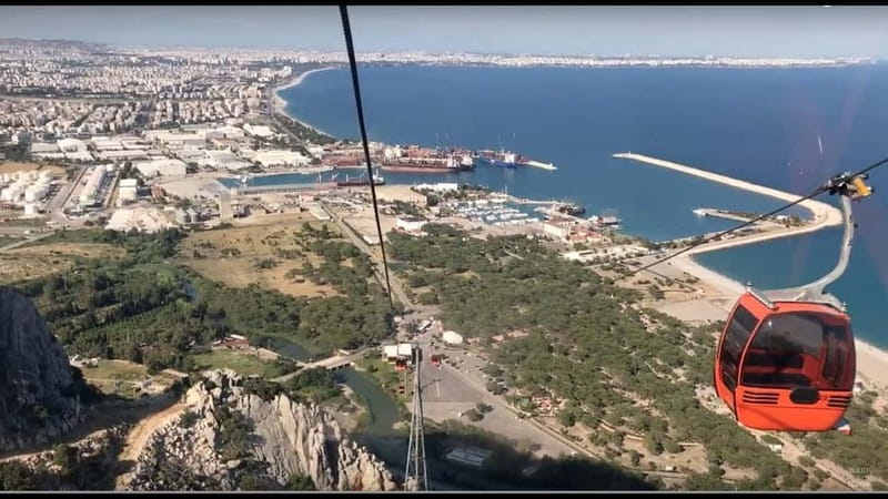 From Side: Antalya City Tour w/Boat Trip, Old Town&Waterfall - The Cable Car Reality: Don’t Plan Around It