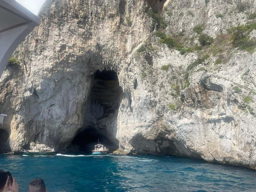 From Sorrento: Capri Boat Tour with Free Time on the Island - Grotta Bianca swim stop: the best part for many, so prep for it