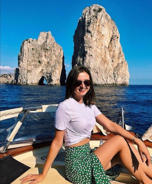 From Sorrento: Capri Boat Trip with City Visit & Swim Stops - Free time in Capri (about 3 hours): make the center time count