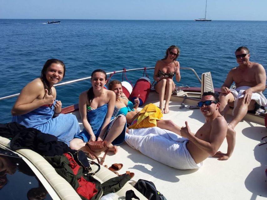 From Sorrento: Capri Guided Boat Tour - Food, drinks, and on-board comforts that make the long day easier