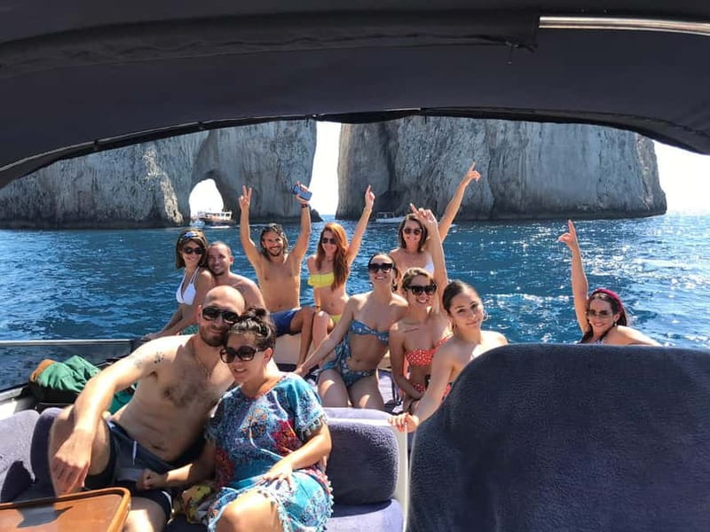 From Sorrento: Full-Day Boat Tour to Capri with Drinks - Blue Grotto option: €18 extra and very weather-dependent