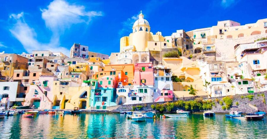 From Sorrento: Ischia and Procida Boat Tour - Ischia on the Route: Maronti Beach First