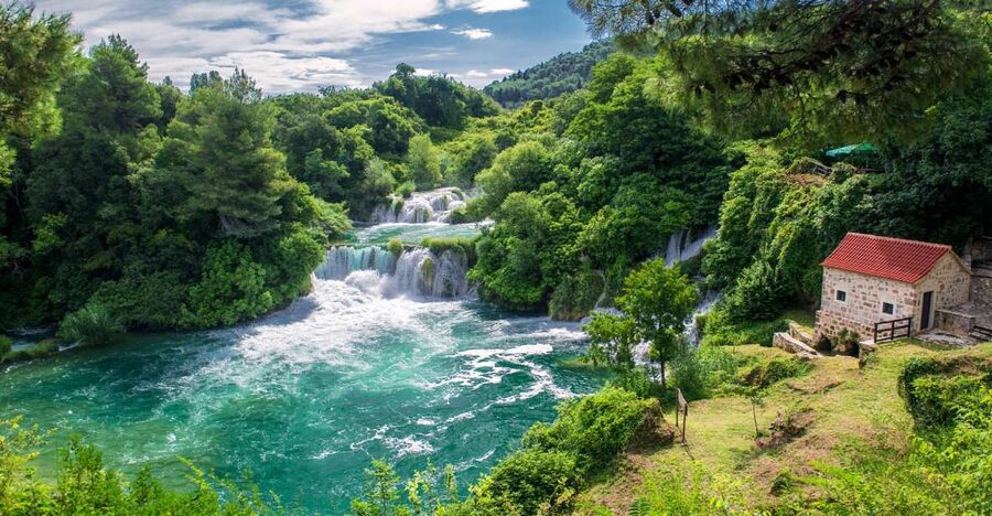 From Split: Krka Waterfalls Tour with Boat Ride & Swimming - Getting to Krka from Split: an air-conditioned start and a clear meeting point