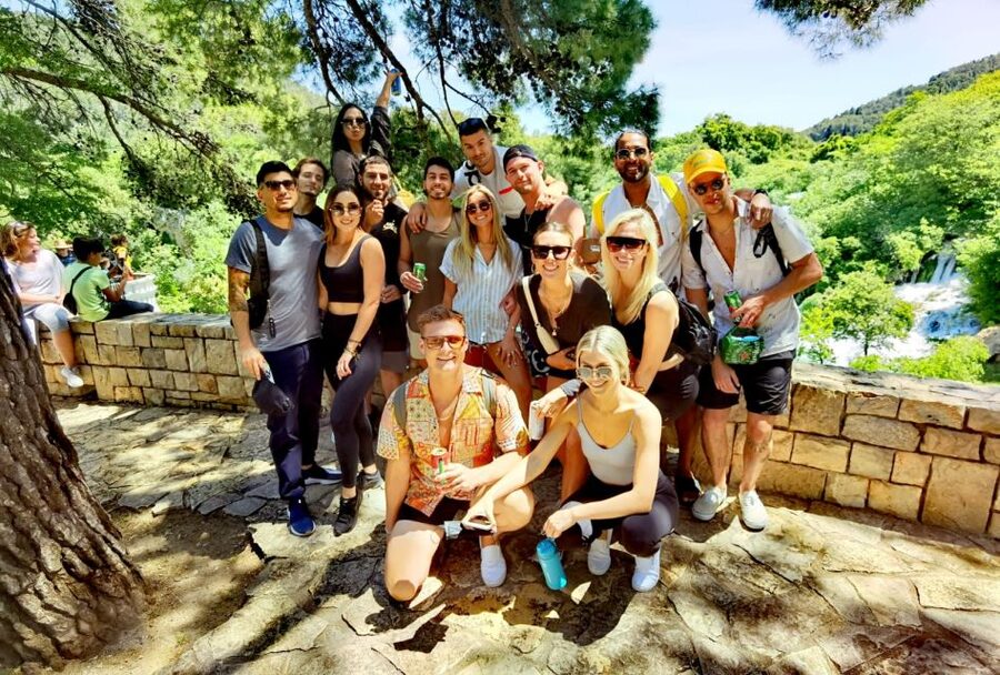 From Split & Trogir: Krka Waterfalls Day Tour with Boat Ride - The small village area and the park’s conservation lessons