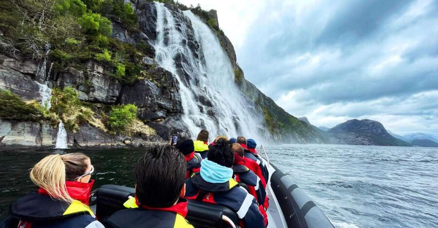 From Stavanger: Lysefjord Sightseeing RIB Boat Tour - Getting geared up: windproof comfort, not just a lifejacket