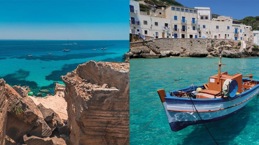 From Trapani: Favignana and Levanzo Boat Trip with Stops - The return to Trapani: where the sunset fits in