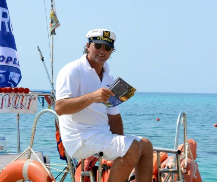 From Tropea: Capo Vaticano boat tour with snorkel & aperitif - The Coastal Highlights You Glide Past (Caves, Bays, Roman Ports)