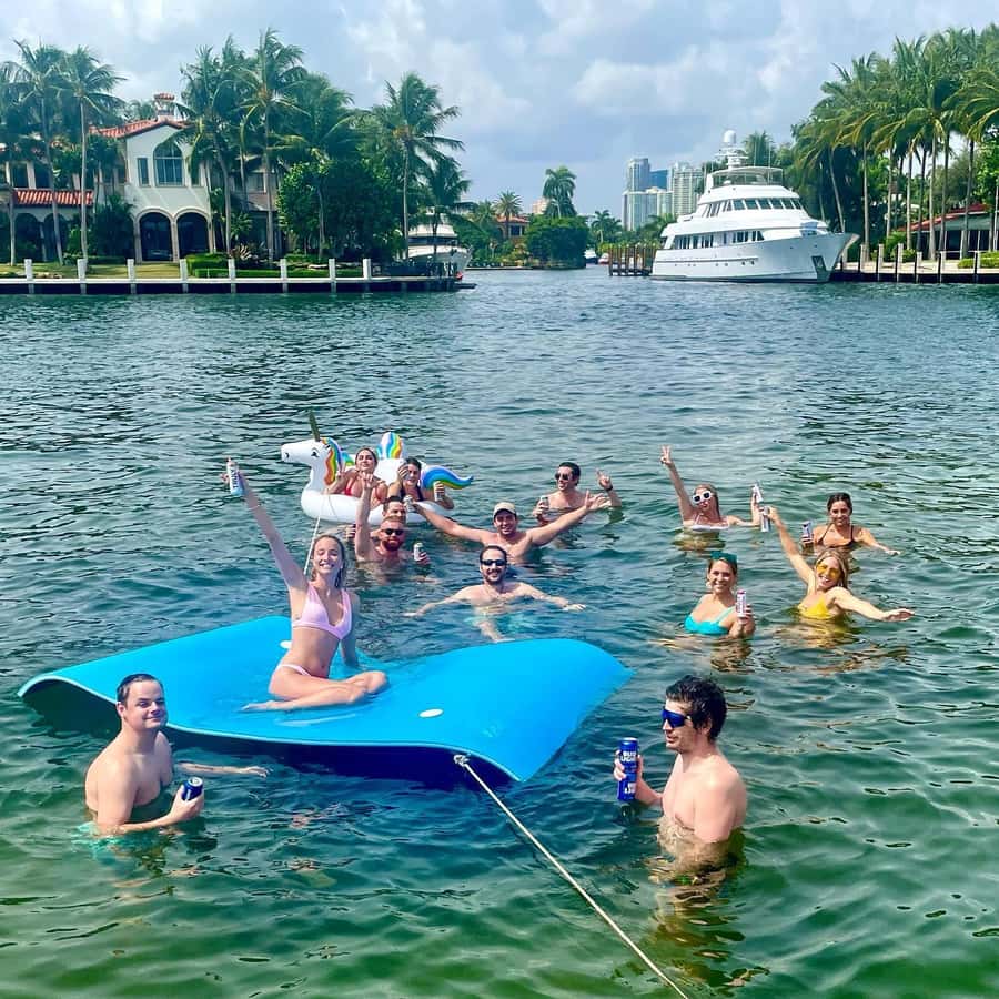 Ft. Lauderdale: Party Boat Tour to the Sandbar with Tunes - Sandbar Swim Stop: Floats, Rafts, and the Best Time to Go In