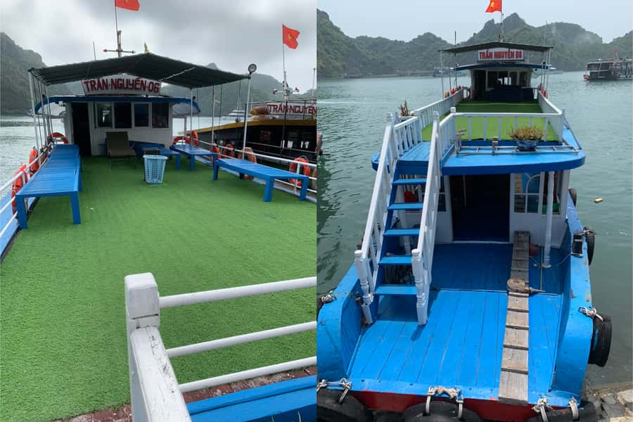 Full day boat trip with Cat Ba's captain Jack - A wild Lan Ha beach at mid-afternoon: clear water, white sand, real swimming time