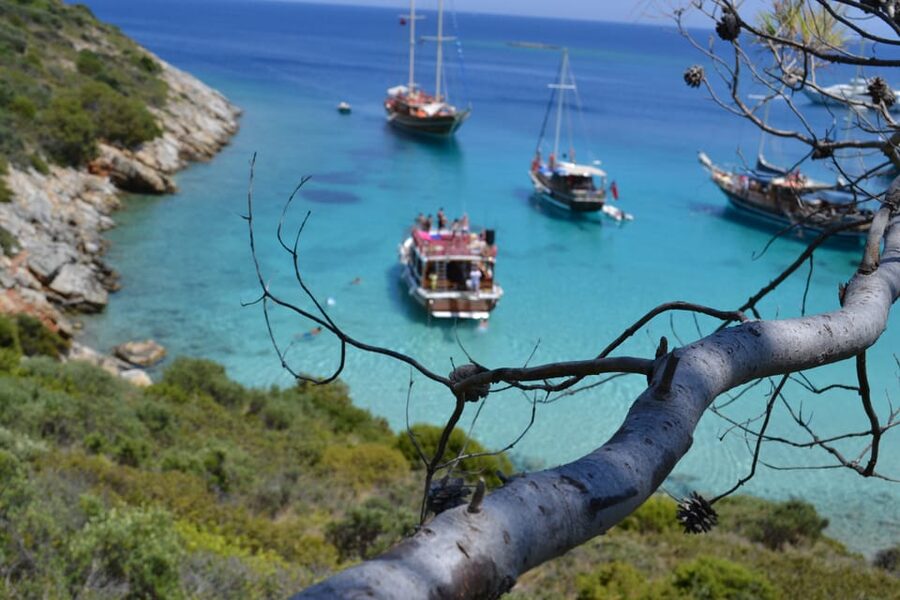 Full-Day Orak Island Boat Trip from Bodrum - Orak Island stop: white sand, crystal water, and the heart of the day