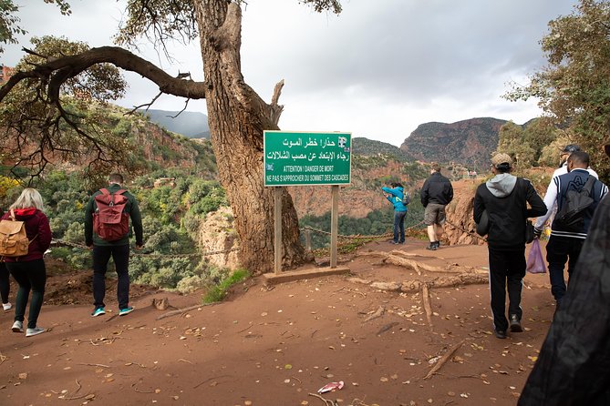 Full Day Trip To Ouzoud Waterfalls From Marrakech & Boat Tour - First stop at Cascades d’Ouzoud: viewpoints, paths, and that step-count reality