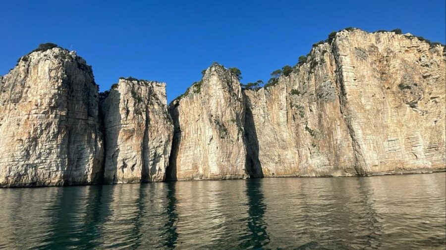 Gaeta - Sperlonga: Boat tour, swim and snorkeling, 4 hours - Dolls Cave / Blue Cave near Sperlonga: the stop that earns its reputation