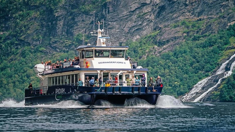 Geiranger: Fjord and Waterfalls Sightseeing Boat Trip - From Hurtig Pier to Water-Level Fjord Views