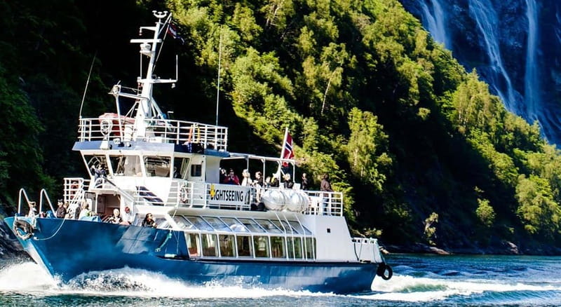 Geiranger: Fjord and Waterfalls Sightseeing Boat Trip - The Waterfalls: Seven Sisters, Bridal Veil, and The Suitor