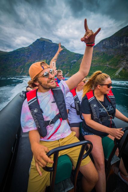 Geiranger: Guided Geirangerfjord Boat Tour - Speed, spray, and safety: what the ride feels like