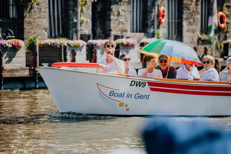 Ghent: 50-Minute Medieval Center Guided Boat Trip - The Ancient Port feeling: quay walls and merchant houses
