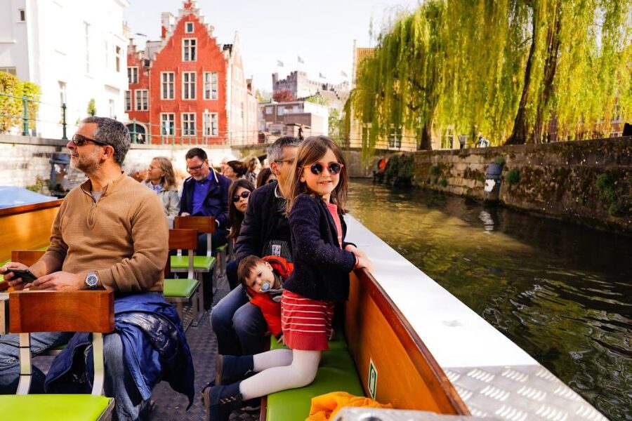 Ghent: 50-Minute Medieval Center Guided Boat Trip - Weather reality: umbrellas, blankets, and choosing covered vs open air