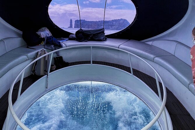Glass Bottom Boat Tour & Snorkeling in São Miguel, Azores - OceanEye’s glass-bottom + snorkeling combo on São Miguel