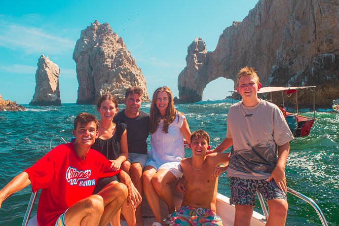 Glass-bottom boat tour to the Arch + beach time - Photo moments and the $45 digital add-on reality