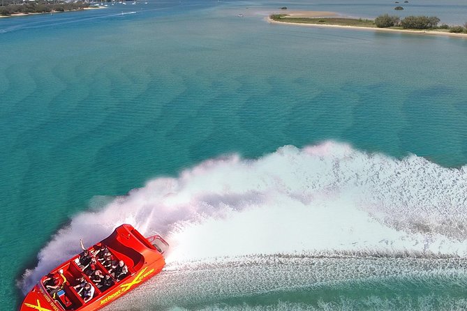 Gold Coast Helicopter 10 min Flight and Jet Boat Ride - Transfer Time: From Boat to the Sheraton Mirage Heliport
