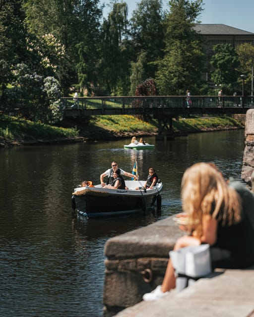 Gothenburg city center: Electric selfdrive boat tour - Key highlights at a glance