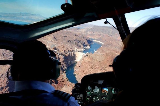 Grand Canyon West Helicopter Tour with VIP Skywalk and Boat Ride - The Flight Portion: Hoover Dam, Lake Mead, and a Big-Window Approach