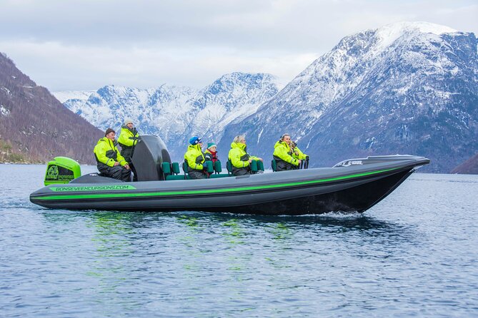Guided Boat Tour in Geiranger - RIB ride comfort and safety gear: what you’ll notice first
