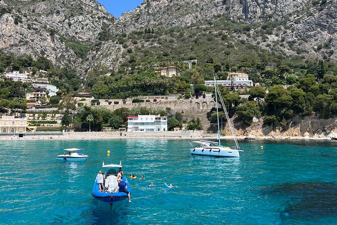 Half Day Guided Boat tour to Mala caves with stop in Villefranche - Skippers JB, Paul, and Jimmy: the human factor on a fast boat