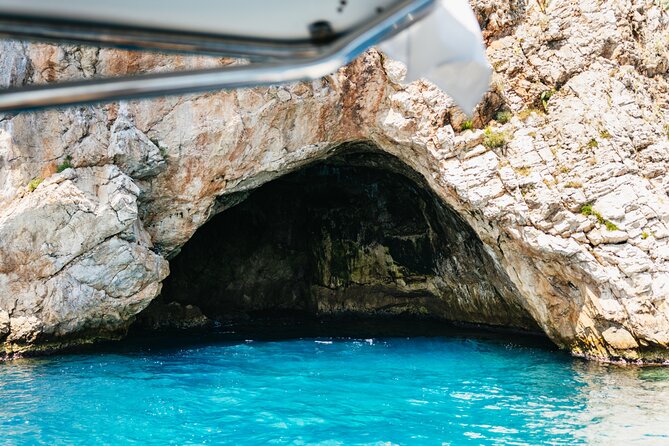 Half Day Guided Boat tour to Mala caves with stop in Villefranche - Mala Beach and the Mala Caves stop: what to expect