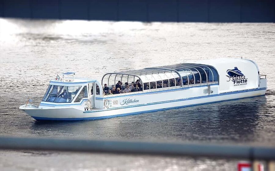 Heilbronn: Boat tour on the Neckar - Wilhelmskanal and Campus Park: The Scenic Middle of Heilbronn