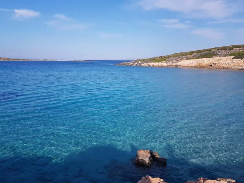 Heraklion Areas : Elounda Boat Trip -The Authentic - Skistra (Akra Vangi): the calmer swim break you’ll want to linger in