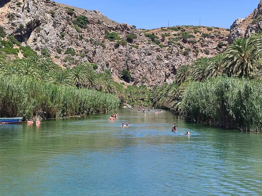 Heraklion: Preveli By Boat, Damnoni & Kourtaliotiko Springs - Kourtaliotiko Gorge Springs: where swimming actually feels wild