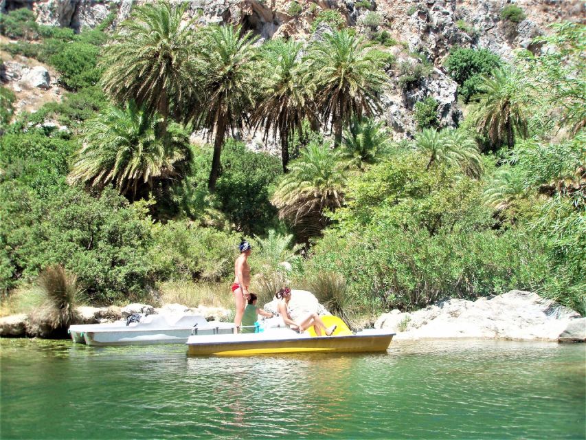 Heraklion: Preveli By Boat, Damnoni & Kourtaliotiko Springs - The river-and-palm moment: getting to Preveli by boat