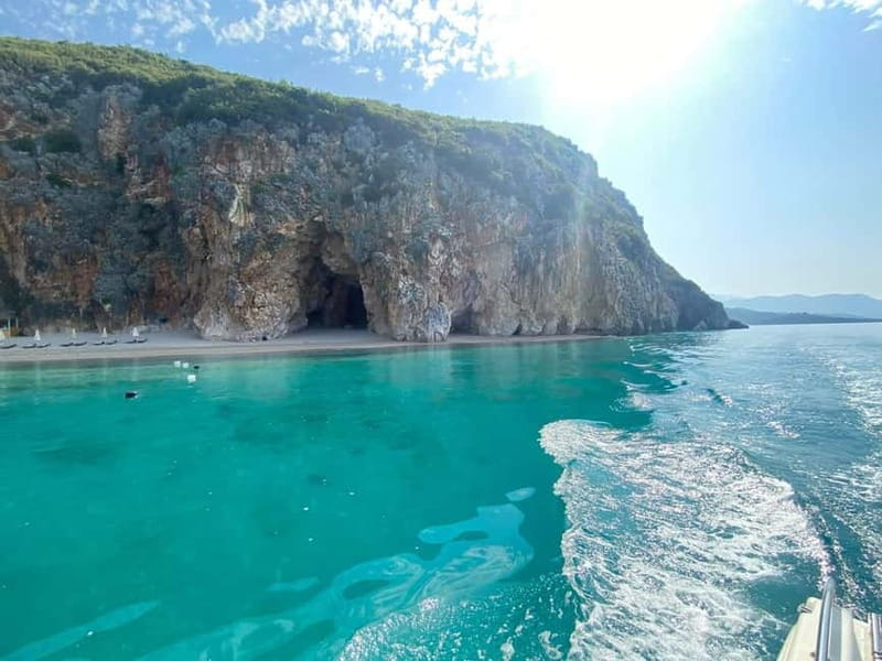 Himara: Albanian Riviera Boat Tour with Swimming stops - Crystal Beach (30 minutes): the beach-break you actually need