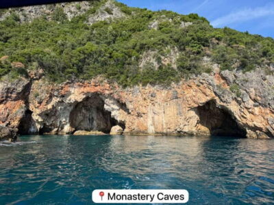 Himara: Hidden Beaches and Caves Small Group Boat Tour - Getting on board at Spile Beach: quick stops that set the tone