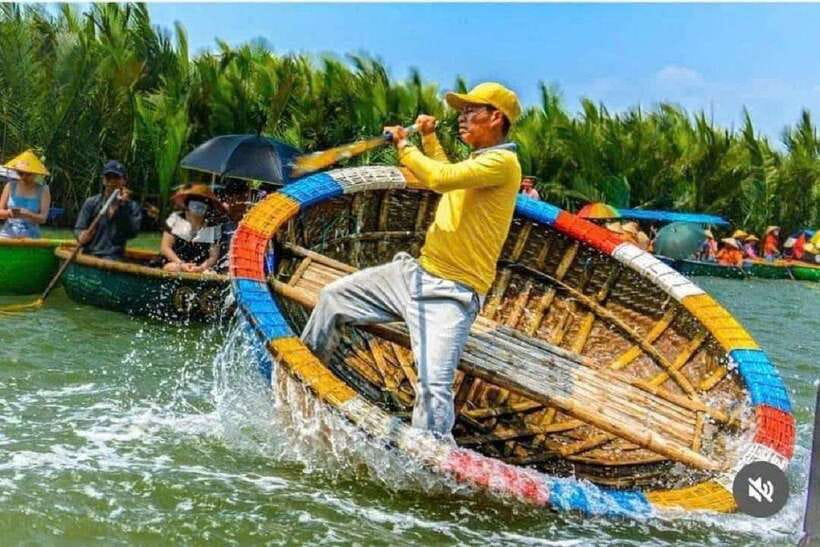 Hoi An: Coconut Basket Boat Ride by Hangcoconut - Optional spinning, filming fees, and photo add-ons: what to budget