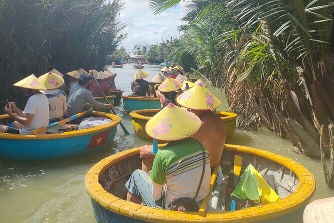 Hoi An: Coconut Basket Boat Ride in the Coconut Forest - On the river: paddling lessons, crab fishing, and photos that actually happen
