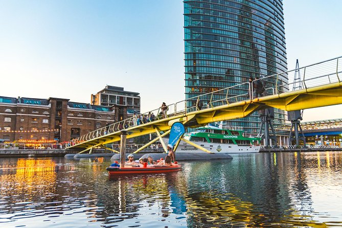 Hot Tub Boat Tour in London - London's most unique tour - Stop 1: West India Docks and the Historic Docklands Views