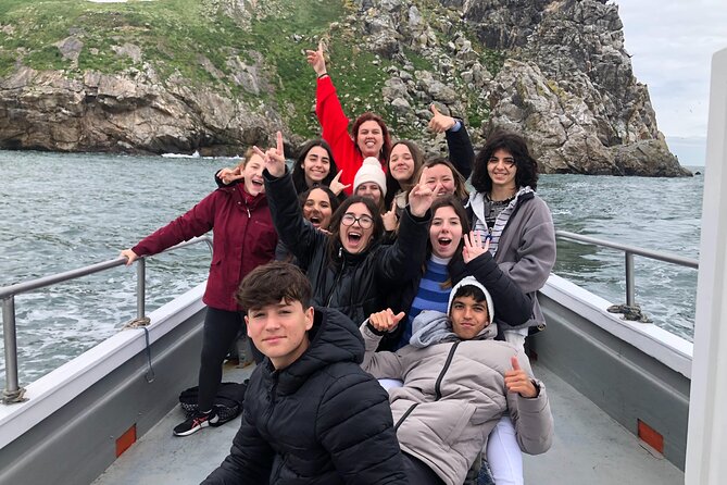 Howth Coastal Boat Tour (Ireland's Eye Ferries 50 mins trip) - Live skipper commentary, plus Irish music