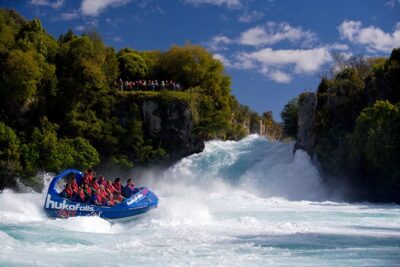 Hukafalls Jet Boat Ride in Taupo - The Waikato River run: spins, power brakes, and the seat reality