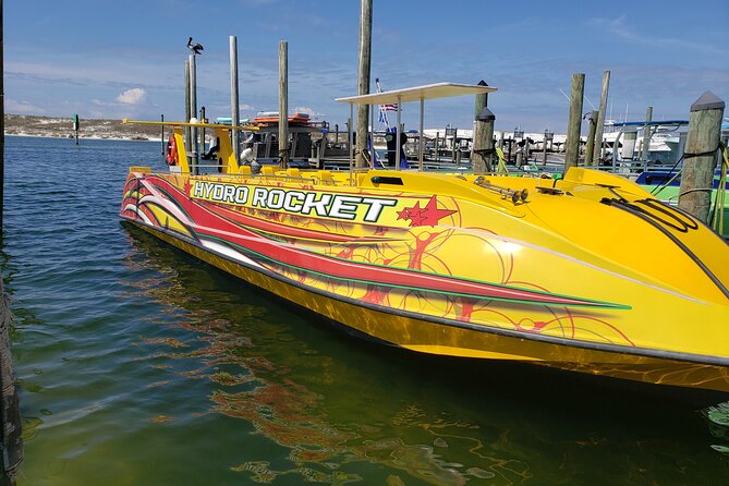 Hydro Rocket Dolphin Sightseeing Boat Tour from Destin - What the ride feels like (speed, wind, and splash reality)