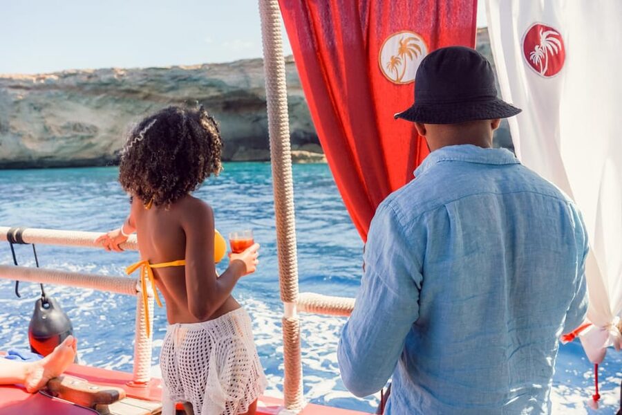 Ibiza: Secret Coves Guided Boat Tour with Open Bar and Tapas - Tapas, Tropical Fruit, and an Open Bar That Keeps Things Moving