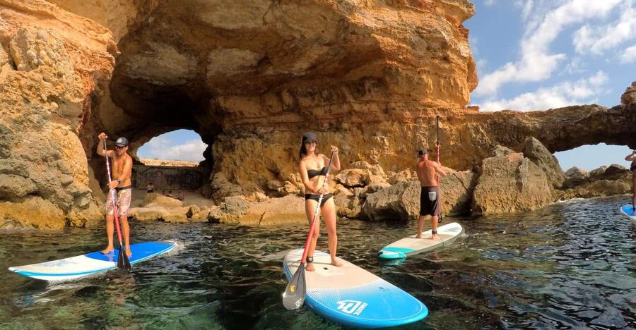 Ibiza: SUP & Snorkel Boat Tour with Caves, Drinks & Photos - Paddling Ibiza’s west coast: caves, coves, and views you can’t reach by foot