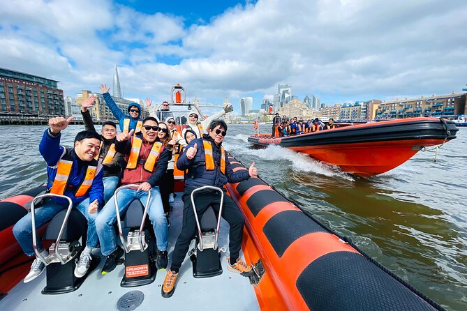 Iconic Sights of London: High-Speed Boat Trip - Francis Drake’s Ship, Billingsgate Market, and River-Level London Texture